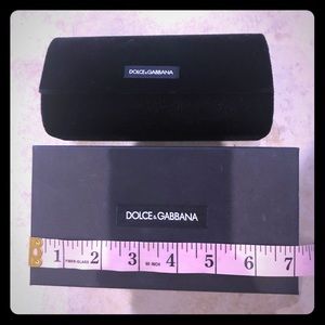 Dolce&Gabbana sunglasses velvet case & box